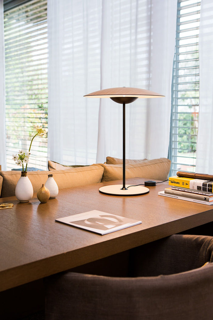 Ginger M tafellamp LED wengé