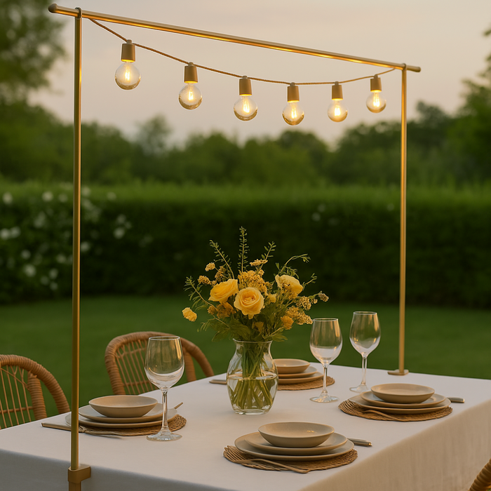 HIXA Decoratieframe Tafelklem Decoratie Goud Verstelbaar 135 tot 25...