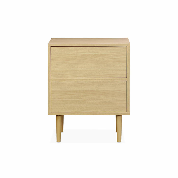 sweeek - Nachtkastje met twee druklades, set van 2