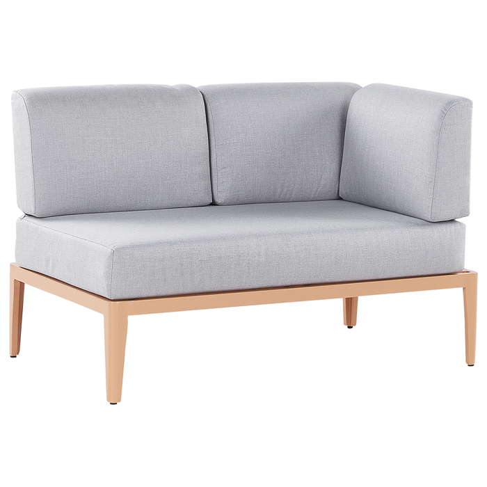 Beliani - RIMA III - Loungeset voor 6 - Grijs - Polyester