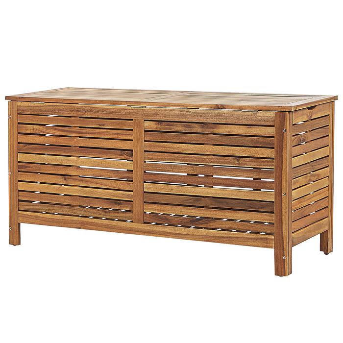 Beliani - RIVIERA - Kussenbox - Lichte houtkleur - 130 cm - Acaciahout