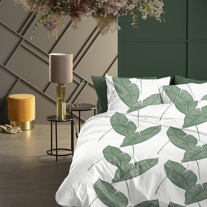 Damai Blade Dekbedovertrek 200 x 200|220 cm - Groen