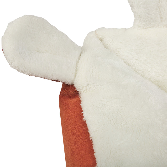 Beliani - HASSA - Dierenbed - Oranje - Fluweel