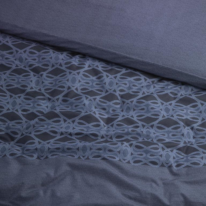 Damai Basha Dekbedovertrek 200 x 200|220 cm - Indigo