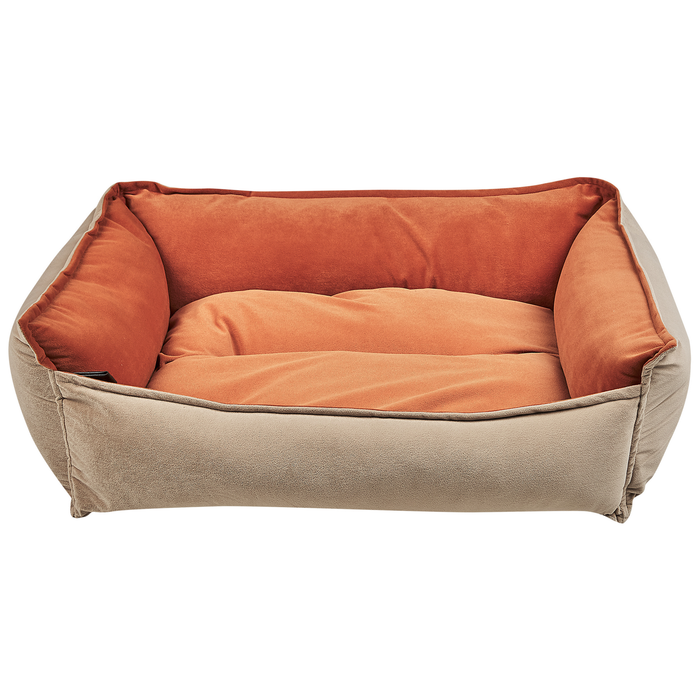 Beliani - IZMIR - Dierenbed - Beige - Fluweel