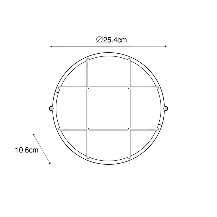 QAZQA Industriële buitenwandlamp antiek goud IP44 - Hanneke
