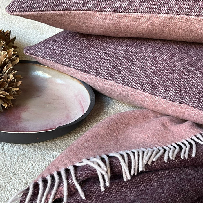 Malagoon Recycled Wool Plaid - Rozenhout