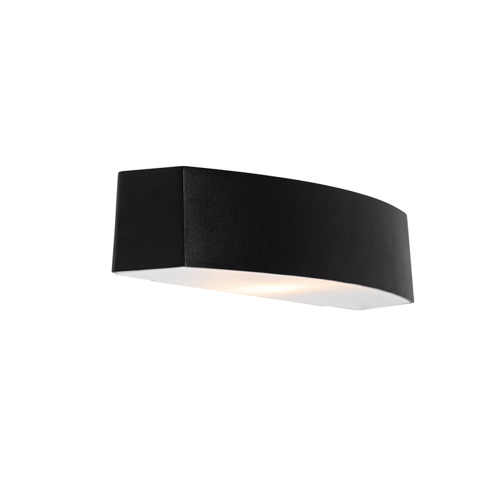 QAZQA Moderne buiten wandlamp zwart IP44 - Bojan