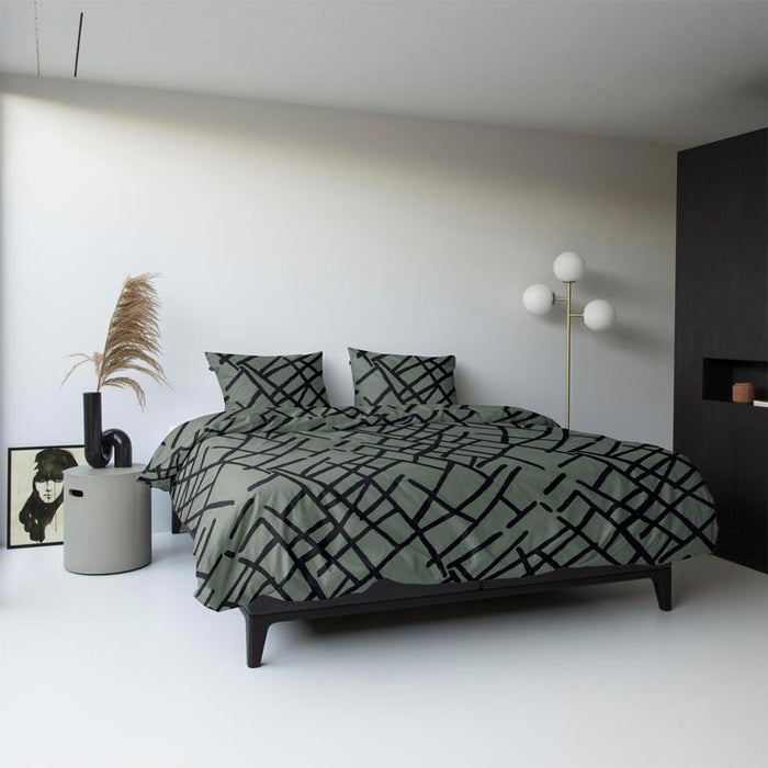 Damai Kline Dekbedovertrek 200 x 200|220 cm - Groen