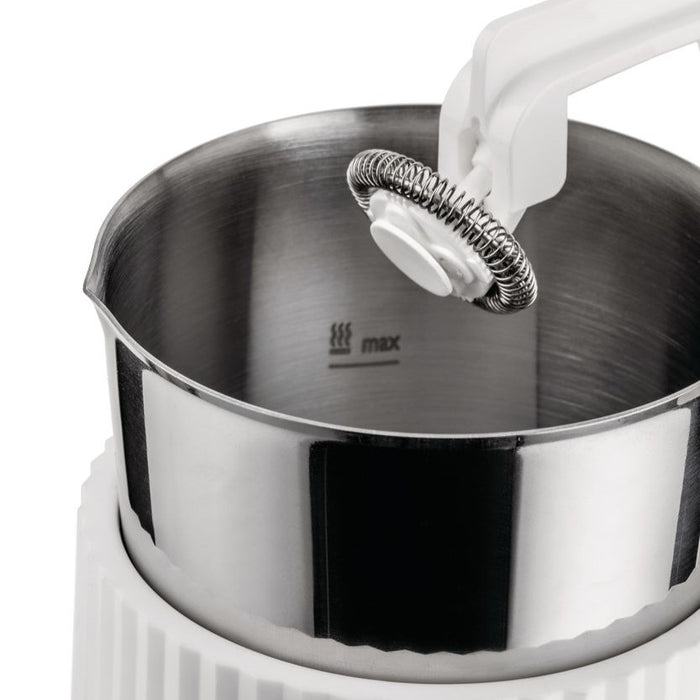 Alessi Plissé Melkopschuimer - Wit