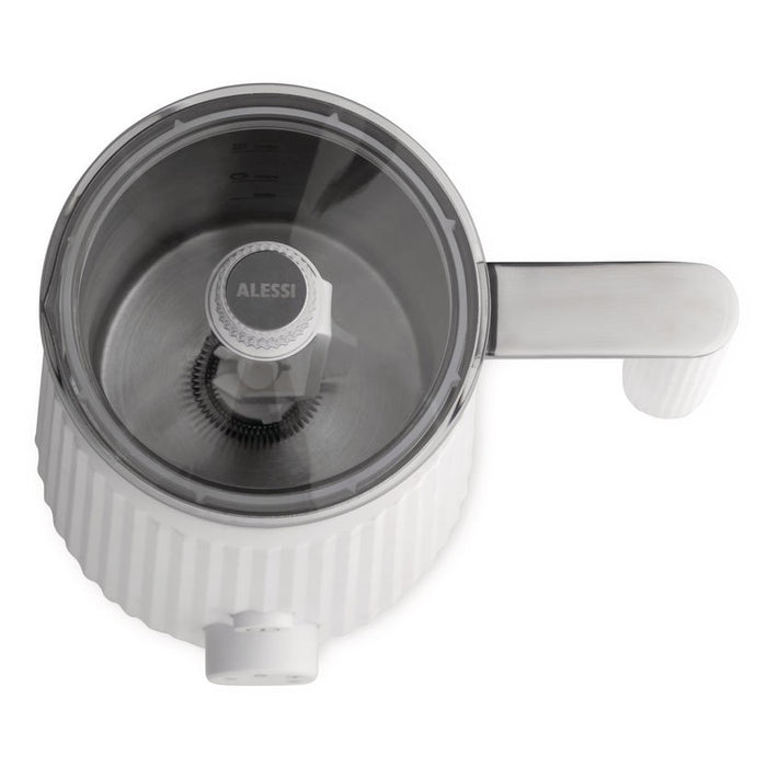 Alessi Plissé Melkopschuimer - Wit