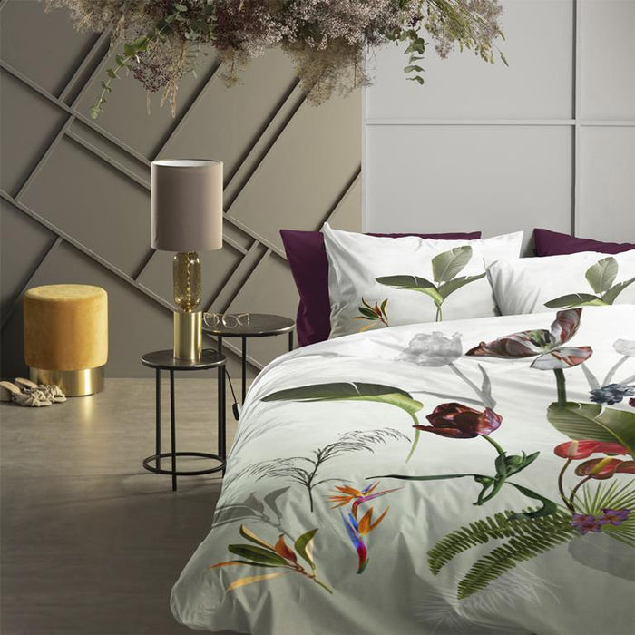 Damai Ficus Dekbedovertrek 240 x 200|220 cm - Groen