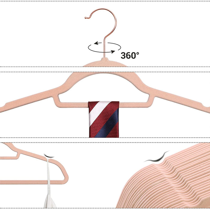 ACAZA Kledinghanger Roze - 30 st.