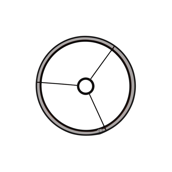 Light & Living Cilinder Lampenkap Livigno - Zwart - Ø30x21cm