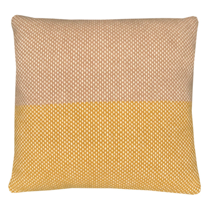 Malagoon Festivity Wool Sierkussen 45 x 45 cm - Yellow Naturel