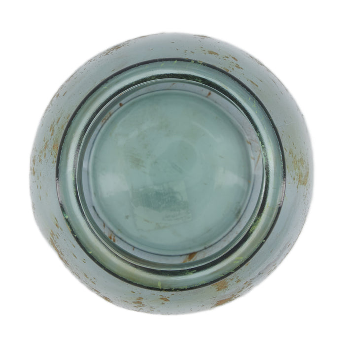 Dijk Natural Collections-Vaas gerecycled glas-Grijs-18x28