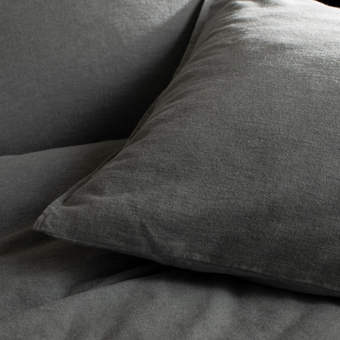 Damai dekbedovertrek Flanel - 200x200|220cm - Grijs