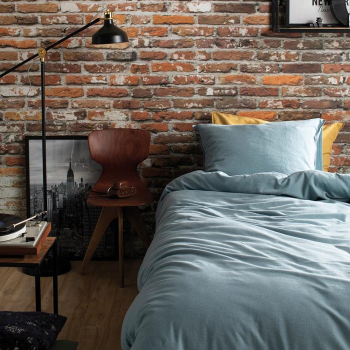 Damai Groove Dekbedovertrek 140 x 200|220 cm - Denim