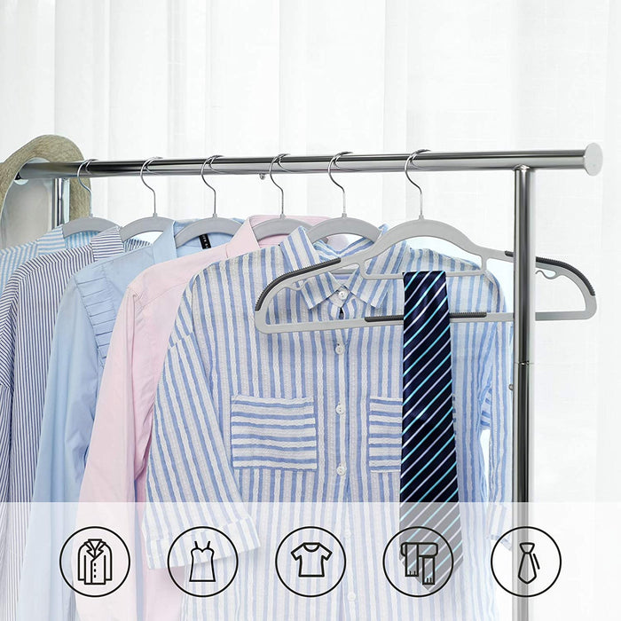 ACAZA Kledinghanger Grijs - 30 st.