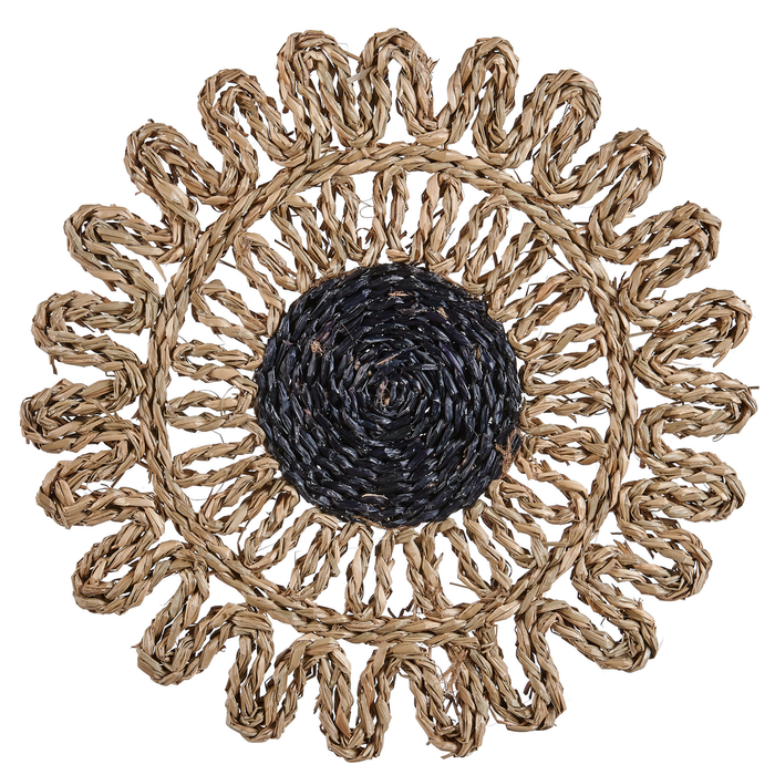 Beliani - PINTANO - Wanddecoratie - Naturel - Zeewier