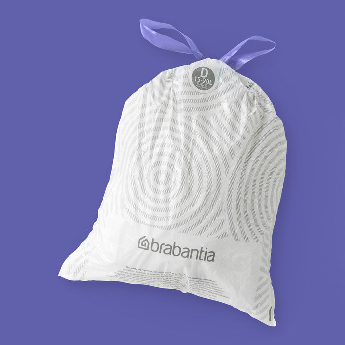 Brabantia PerfectFit Type D Afvalzakken 15-20 L - 40 zakken