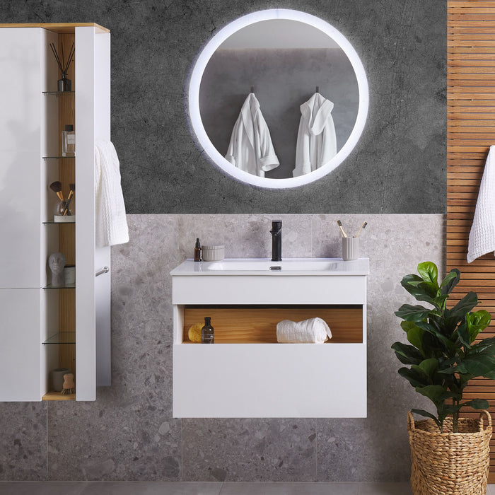 Beliani - FIGUERES - Badkamermeubel - Wit - MDF