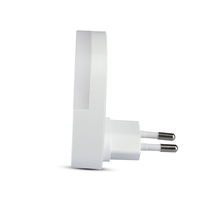 V-tac VT-82 nachtlampje stopcontact - vierkant - warm wit