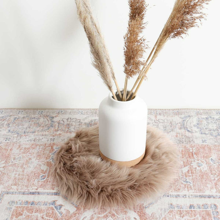 Artichok Isabel zacht kleedje bruin - Ø 35 cm