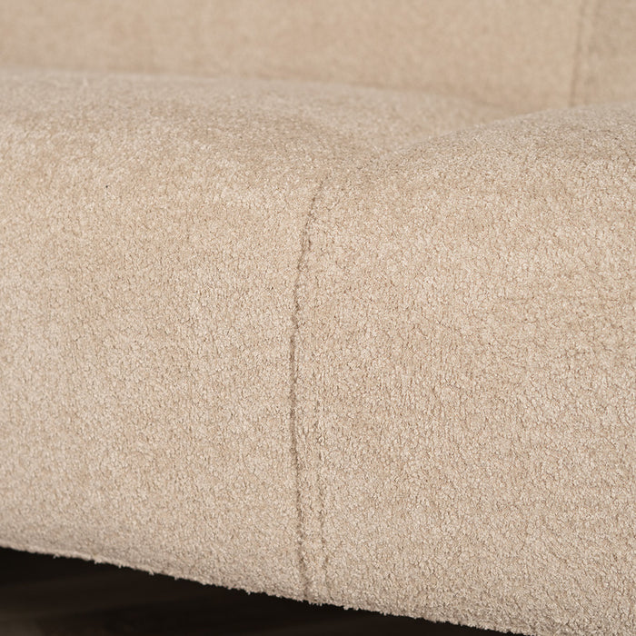 Bronx71 Scandinavische hoekbank Vegas bouclé beige links|rechts