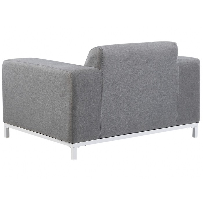 Beliani - ROVIGO - Tuinstoel set van 2 - Grijs - Polyester