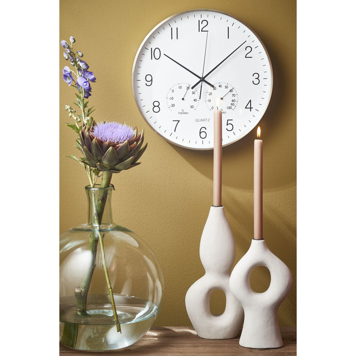 Casa Vivante Dago Kandelaar L16,5 x B8 x H35 cm Wit