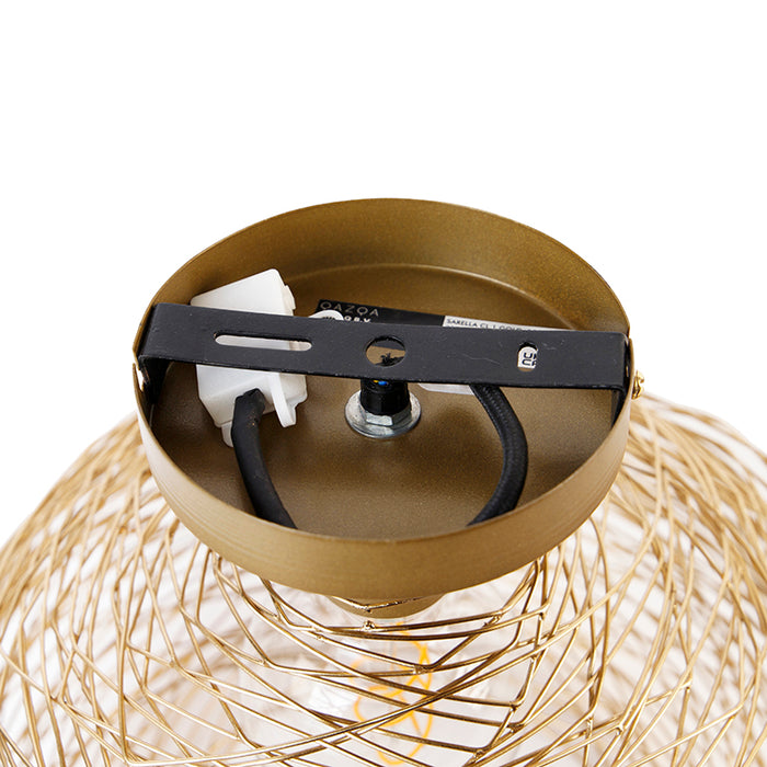 QAZQA Design plafondlamp goud staal - Sarella