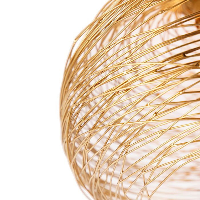 QAZQA Design plafondlamp goud staal - Sarella