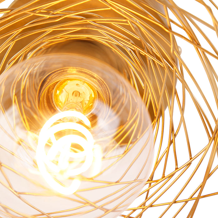 QAZQA Design plafondlamp goud staal - Sarella