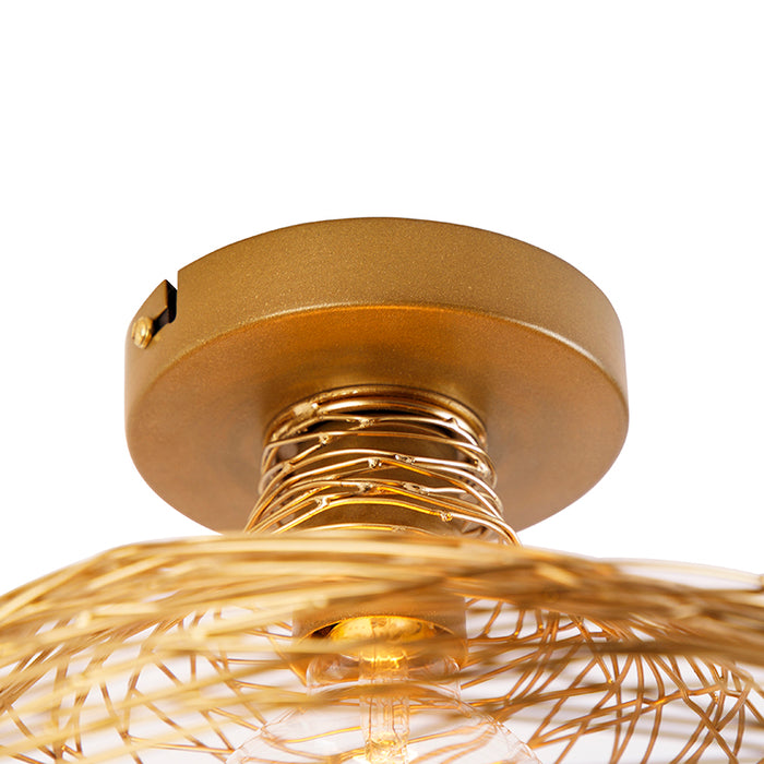 QAZQA Design plafondlamp goud staal - Sarella