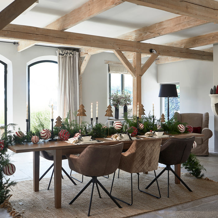 Riviera Maison Kerstboompje Rustic Rattan Pretty Naturel - Maat M