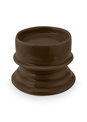 vtwonen Ceramic Waxinelichthouder - Set van 2 - Warm Brown