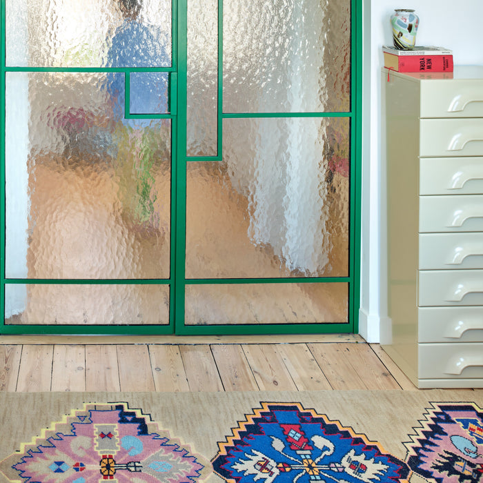 HKliving Hand Knotted Oriental Vloerkleed 90 x 265 cm