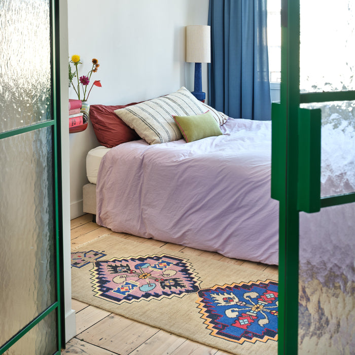 HKliving Hand Knotted Oriental Vloerkleed 90 x 265 cm