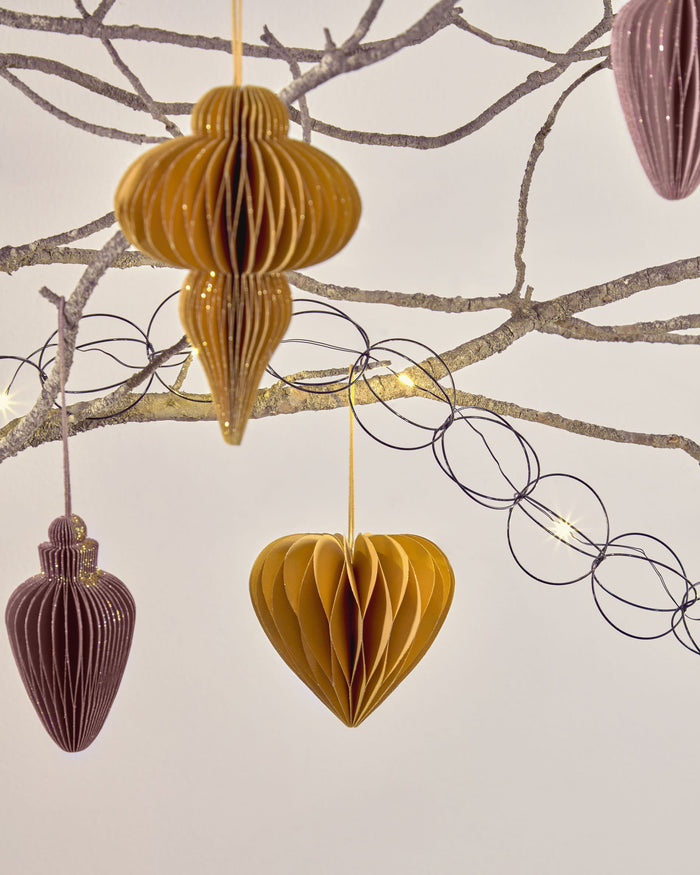 Kave Home - Stelly zwarte kerstverlichting 1,9 m