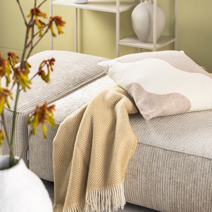 Broste Copenhagen Tide Kussenhoes L 50 x B 50 cm - Bruin