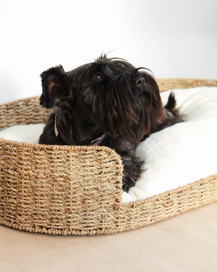 Kave Home - Fliicker natuurvezel groot huisdierbed Ø 80 x 45 cm