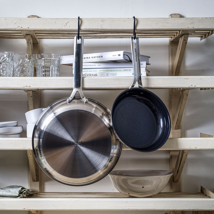 KitchenAid Stainless Steel Koekenpannenset 3-delig