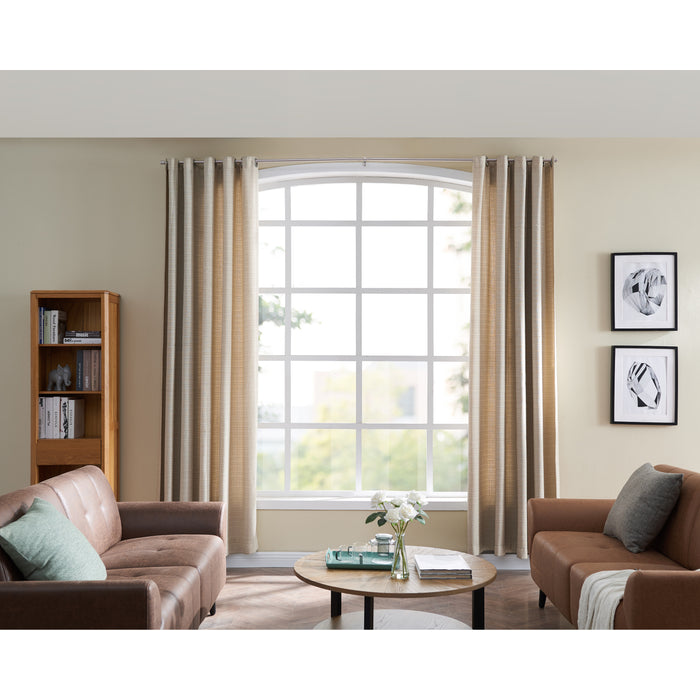 ACAZA Gordijnroede Zilvergrijs