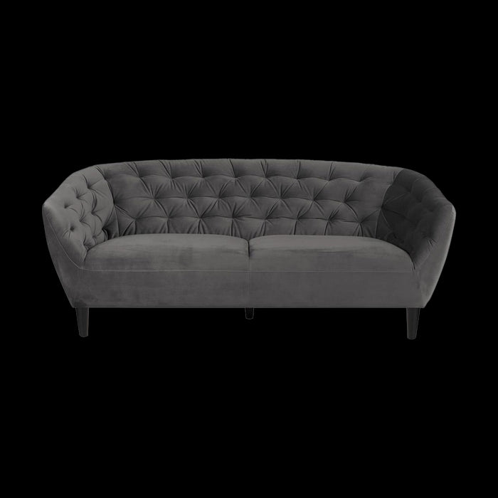 Lisomme Kaat 3 zits bank donkergrijs