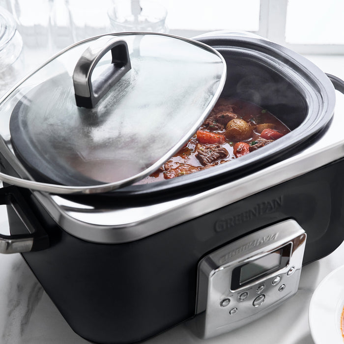 GreenPan Slowcooker Black 6L