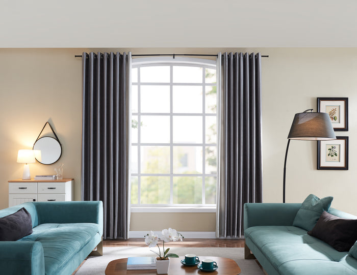 ACAZA Gordijnroede Zwart