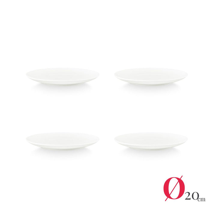 vtwonen Serviesset - Wit - Porselein - 24-delig