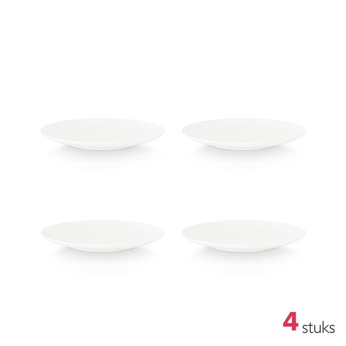 vtwonen Serviesset - Wit - Porselein - 24-delig