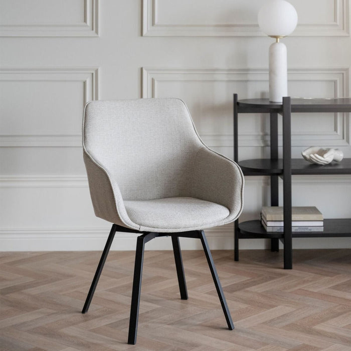 Rowico Home Alison Draaibare Stoel Armleuning - Set Van 2 - Beige